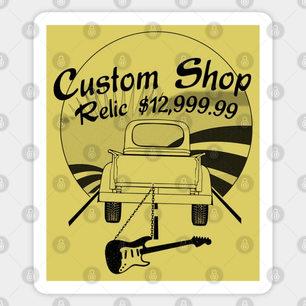 Custom Shop Relic Guitars Sticker by blueversion